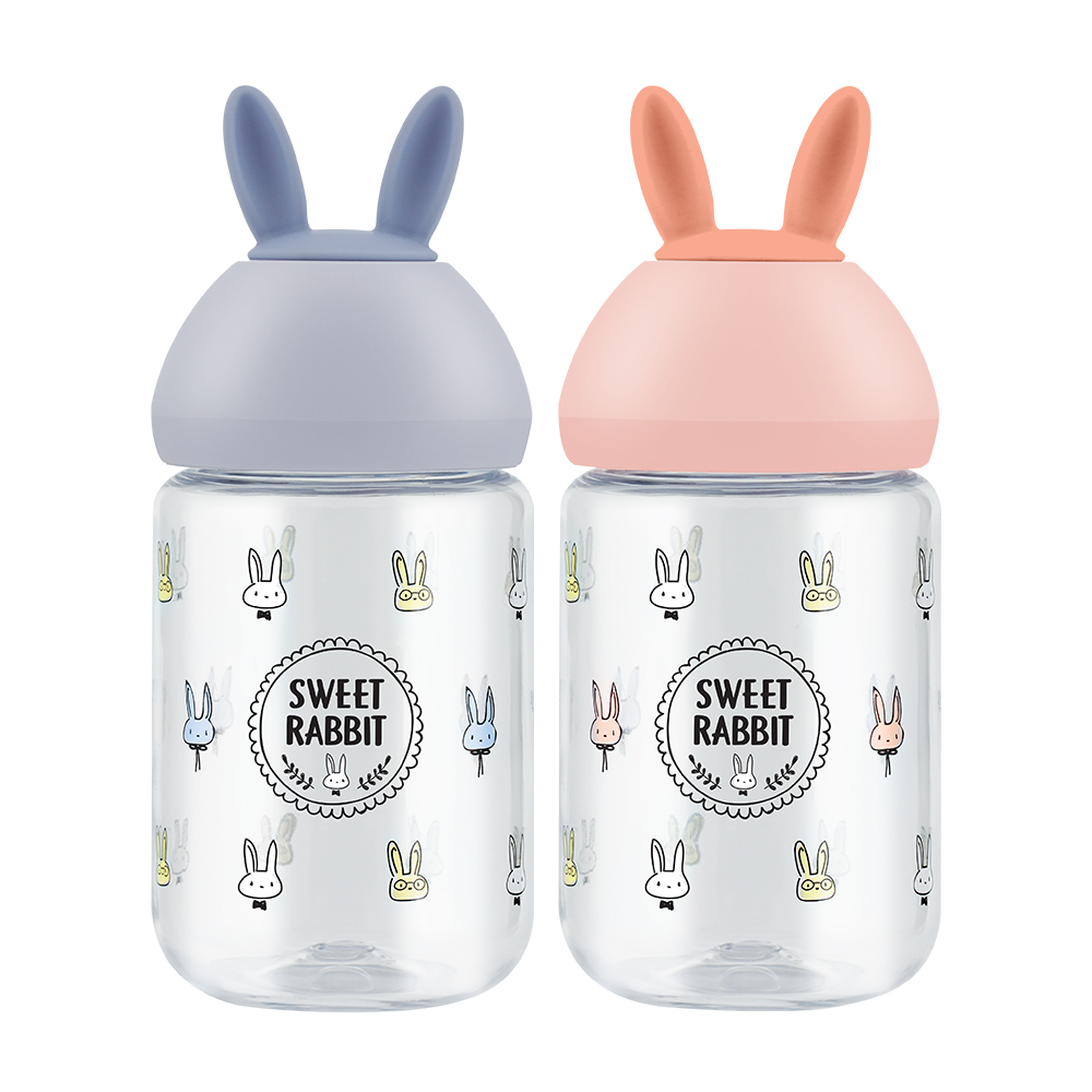 Bình Nước Trẻ Em Cute Bottle 380ml - 2 Màu (Xanh Dương, Hồng) - LocknLock - ABF652